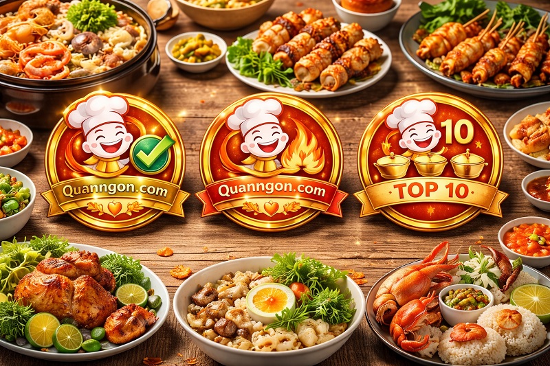 Hệ Danh Hiệu Quanngon.com – Quán Ngon Được Xác Thực, Được Yêu Thích & Top 10 Quán Ngon