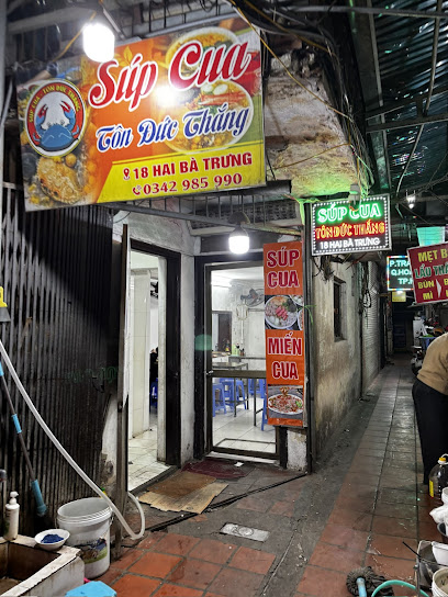 Súp Cua Tôn Đức Thắng